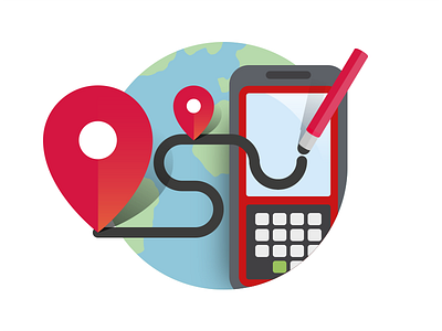 Icon delivery pin post returns royal mail tracked