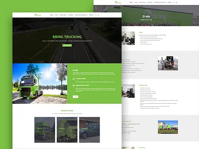 Bringtrucking truck web website wordpress