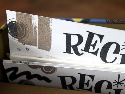 Recipe Cards, pt. IV illustration lettering mid century modern recipe recipe cards retro typography