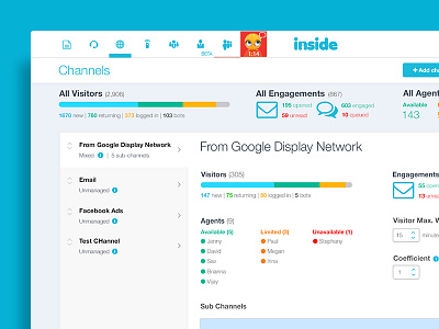 Client's Dashboard Exploration analytics dashboard saas ui web apps