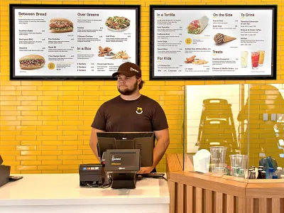 Starbird Digital Menu System digital display food menu navigation order responsive ui viewport