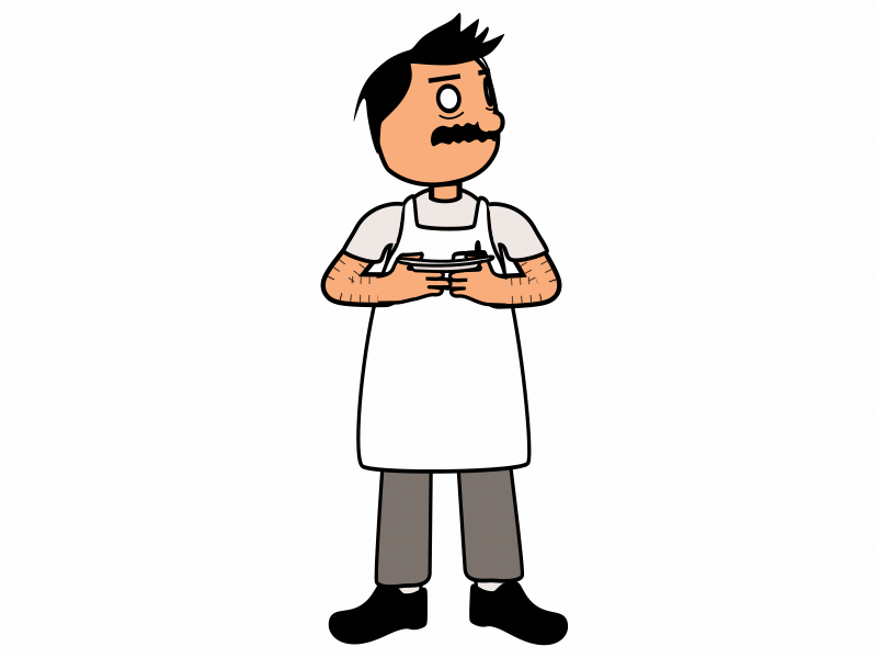 Bob 2d aftereffects animation bob bob belcher bobs burgers joysticksnsliders motion design motion graphics rig shape layer vector