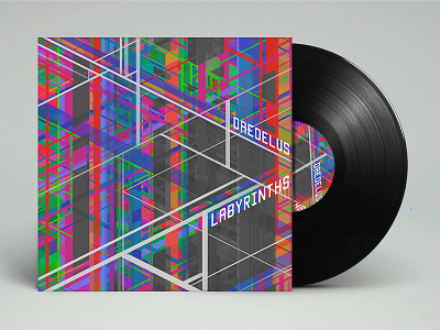 Daedelus - Labyrinths album colorful daedelus labyrinths design illustration music packaging print typography