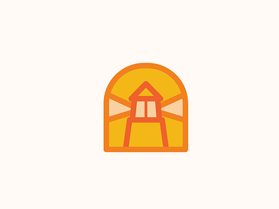 Lighthouse mark branding icon iconography identity illustration lighthouse logo logomark ui ux vector