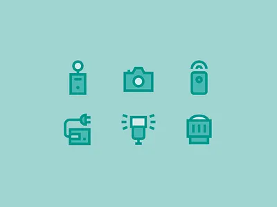 Camera for Flaticon part II battery camera flash gear lens light meter photography picture remote