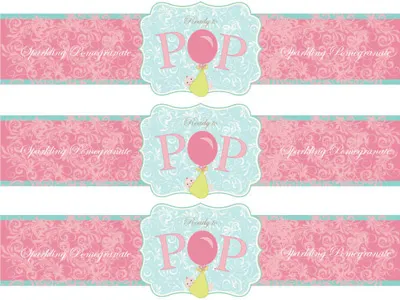 Bottle Labels - Baby Shower baby shower bottle labels water labels