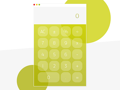 Daily UI 004: Calculator 004 daily ui ux