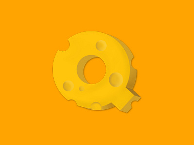 Q is for Queso 36daysoftype cheese q queso typography