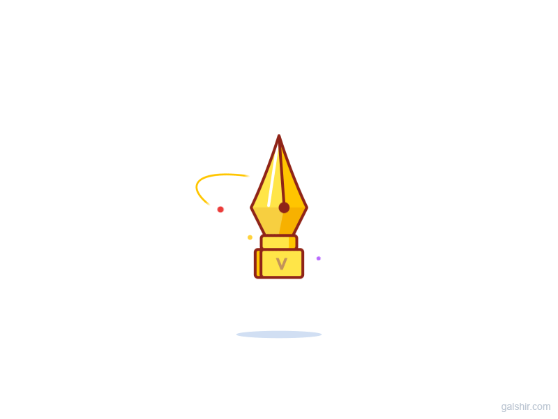 The Vector Trophy animation award gif pen tool trophy vector