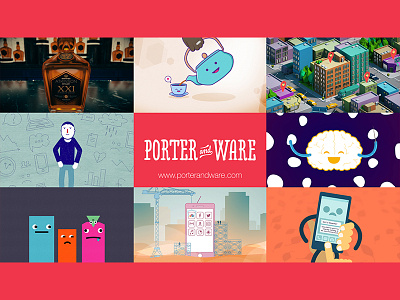 Porter and Ware Showreel 2017 2017 2d 3d animation motion graphics reel showreel vimeo