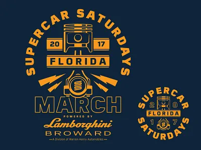 SS March Graphic bolts piston race tee