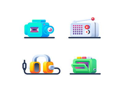 Audio Video audio camera headphones icon icons illustration player radio video