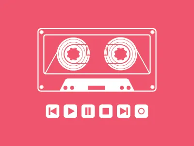 National Music Day cassette music palyer record tape vector vintage vinyl