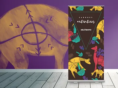 Del Viento new identity argentina delviento identity illustration patagonia pattern retail shop wind