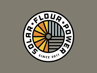 Solar Flour Power Badge farming millstone pennsylvania powered solar sun