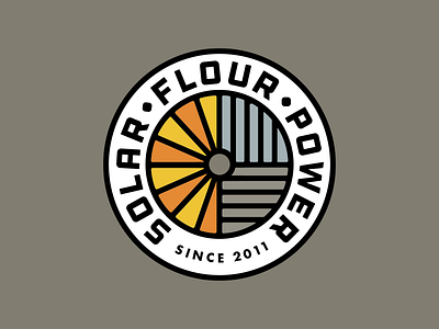 Solar Flour Power Badge farming millstone pennsylvania powered solar sun