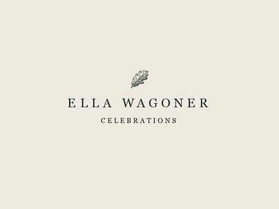 Ella Wagoner branding identity logo process typography wip