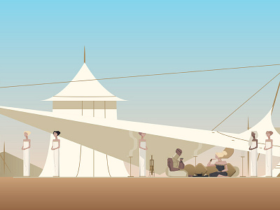 Ava's Encampment environmentdesign swordandsandal