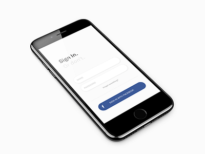 Sign In dailyui signin ui