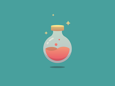 Lil potion illustration magic mana potion