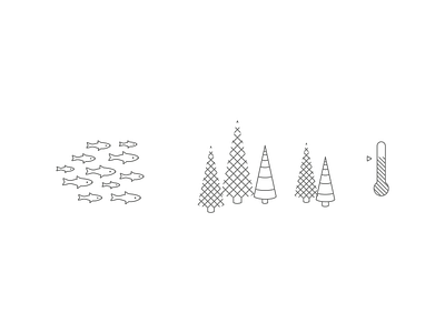 Line work fish line lineart temperature texture tree warm
