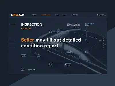 Speen web-site car landing site web