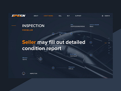 Speen web-site car landing site web