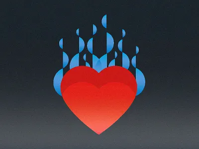 Buffy the Vampire Slayer 20th anniversary buffy buffy the vampire slayer fire geometry graphic design heart illustration television vampire