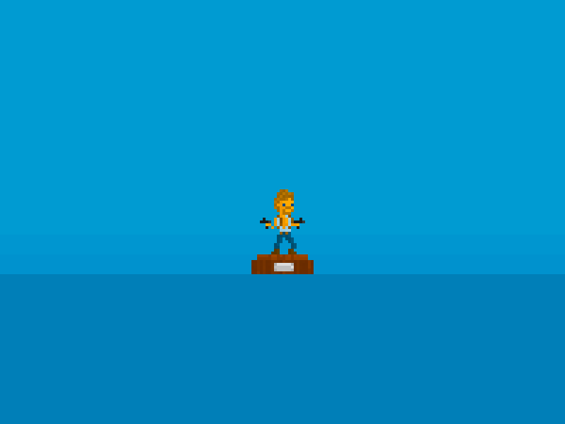 [Chuck Norris - The Kick] action chuck norris hero pixel pixelart