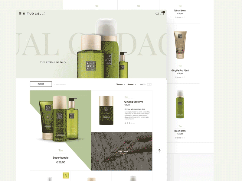 Dao concept czechdesigner responsive rituals tao transitions ui ux webdesign