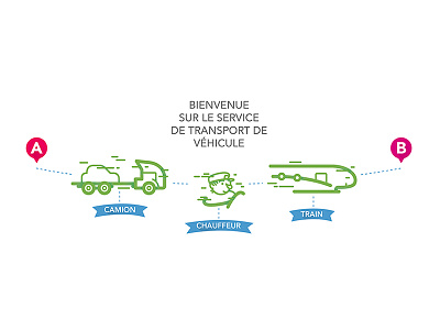 Trip driver illustration train truck vector