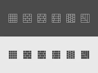 Floor Pattern Icons icon set icons pattern sketch web app