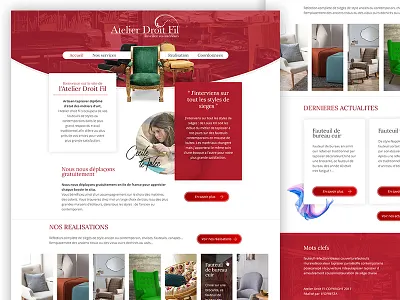Webdesign couch - armchair - satin armchair chair couch inspiration satin ui webdesign