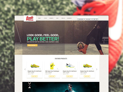 Lloyd's Scoccer football lloyds soccer ui web