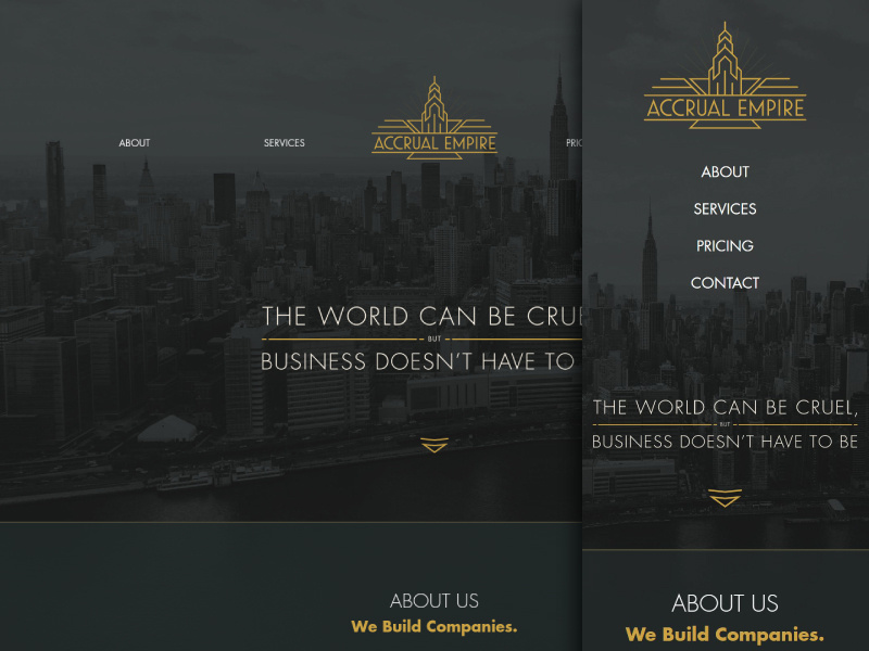 Example of Accrual Empire Website