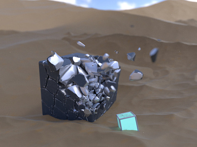 cube break c4d cycles4d hdrilink r18