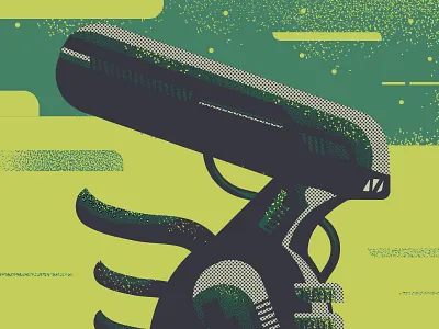 Alien alien aliens illustration illustrator print profile ripley screen space texture vector
