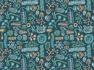 Plant Pattern cactus coral leaf pattern plant sun yucca