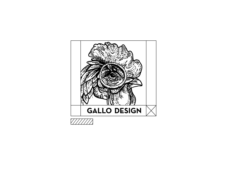 Gallo Design - Gallo Web animation black and white design digital gallo gif glitch logo loop motion web