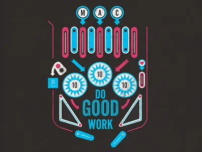 Pinball ball do good work pin pinball t shirt