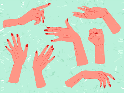 Hands practise hands illustration practise sketch women