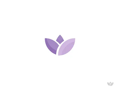 Lotus design flower identity logo lotus mark minimal negativespace petal plant wob