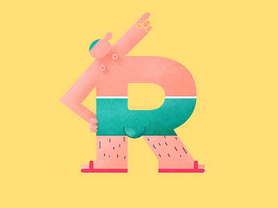 36 days of type - R 36daysoftype 36daysoftypeh beach