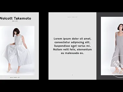 Wolcott Takemoto Catalog brand strategy branding clean identity design logo logo design mark minimal visual identity