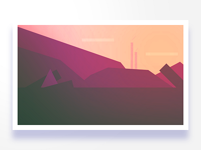 ▲ Lets Make Shapes ▲ | 02 | Mountain affinity affinity designer design gradient graphic graphics letsmakeshapes visual