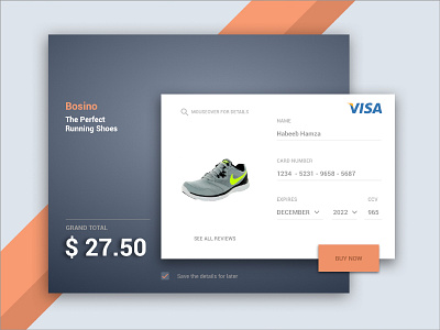 Bosino- product checkout app design type ui app product checkout ux web