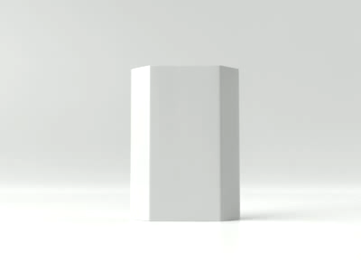 Random animation 3d animation gif metal modeling plastic rendering solid white