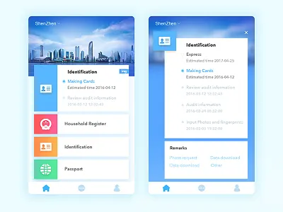 Certificate assistant app assistant blue certificate ui ux weekly