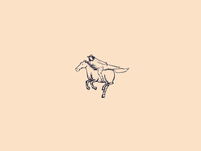 igogo 24fps 2d animation framebyframe gallop horse thnxfelixsputnik