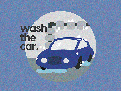 Wash the Car. adobe car car wash design graphic graphic design illustration illustrator vector wash
